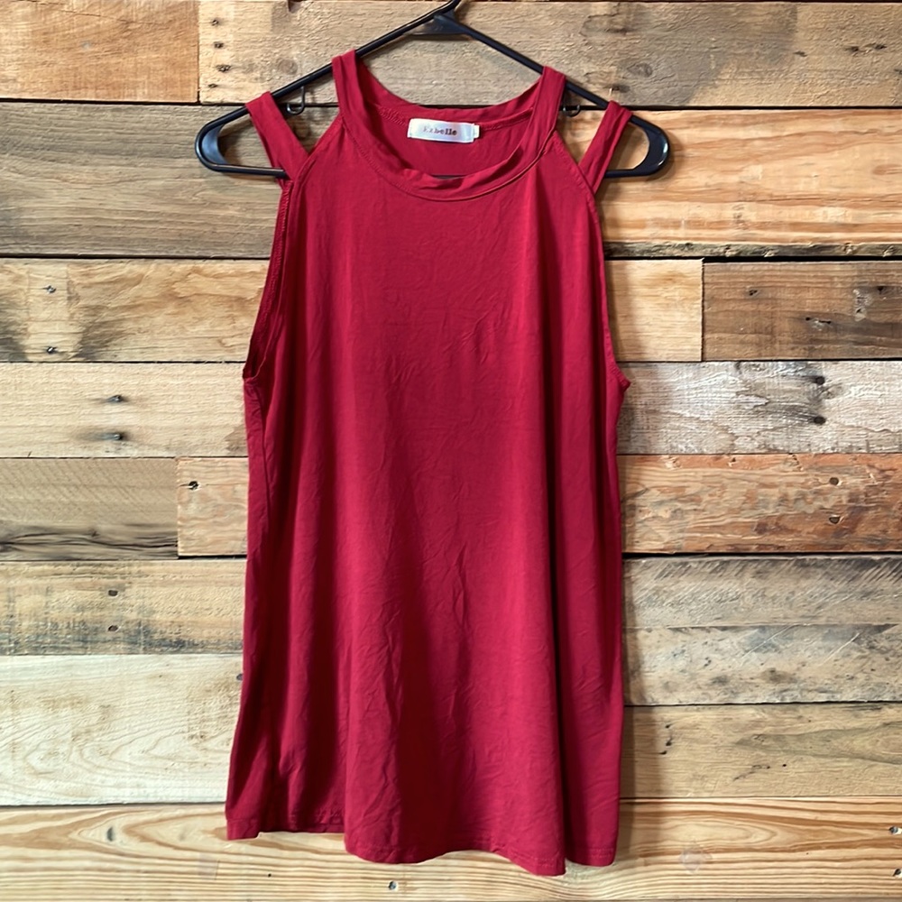 Red tank top